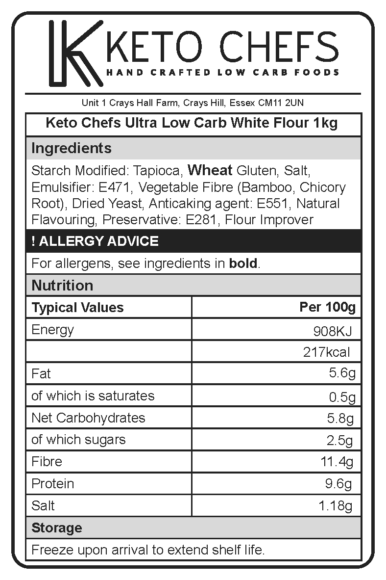 Ultra Low Carb White Bread Mix 1kg