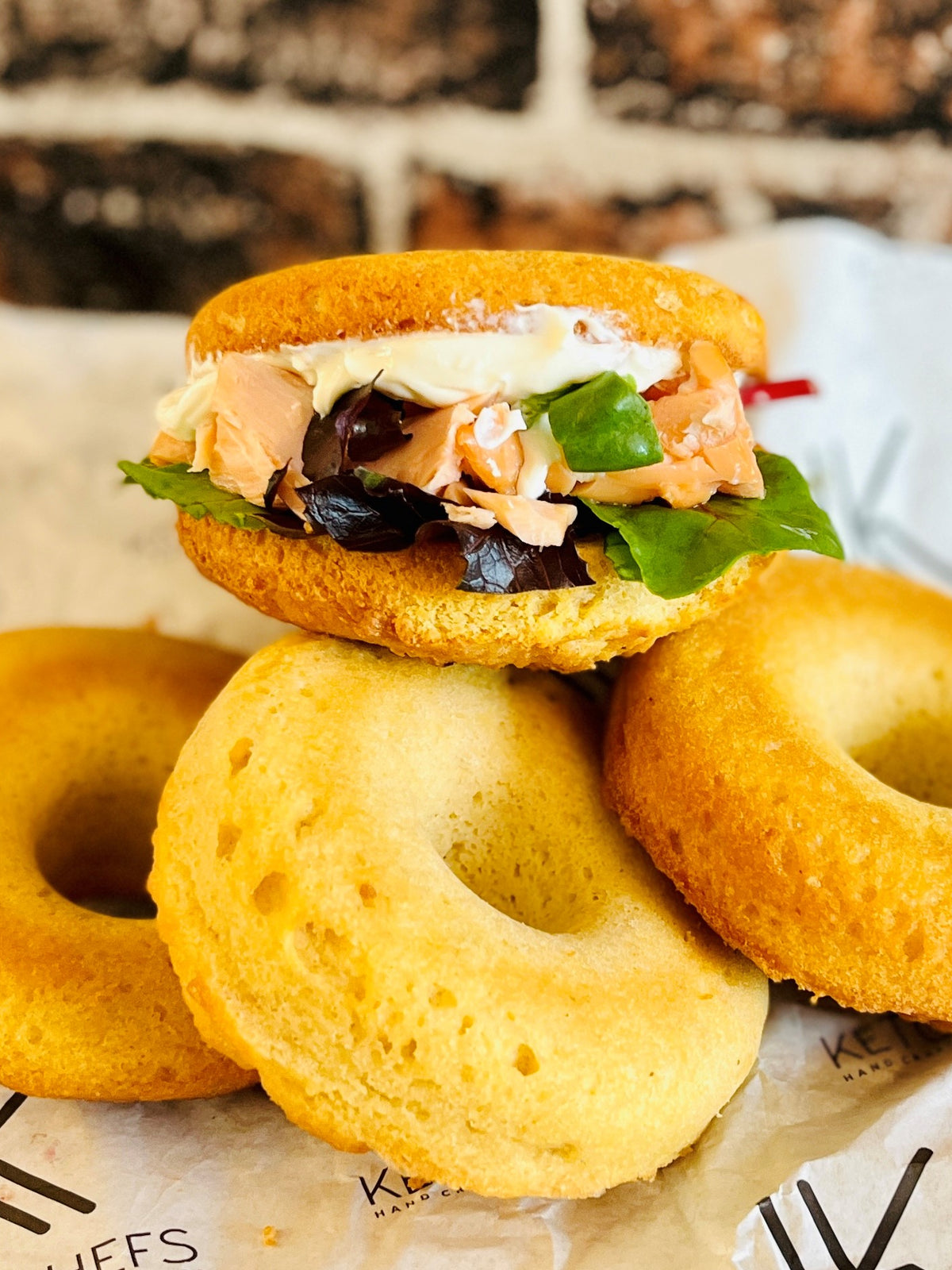 4x 100g KetoChefs Fully Ketogenic Bagels (FREEZER FRIENDLY)