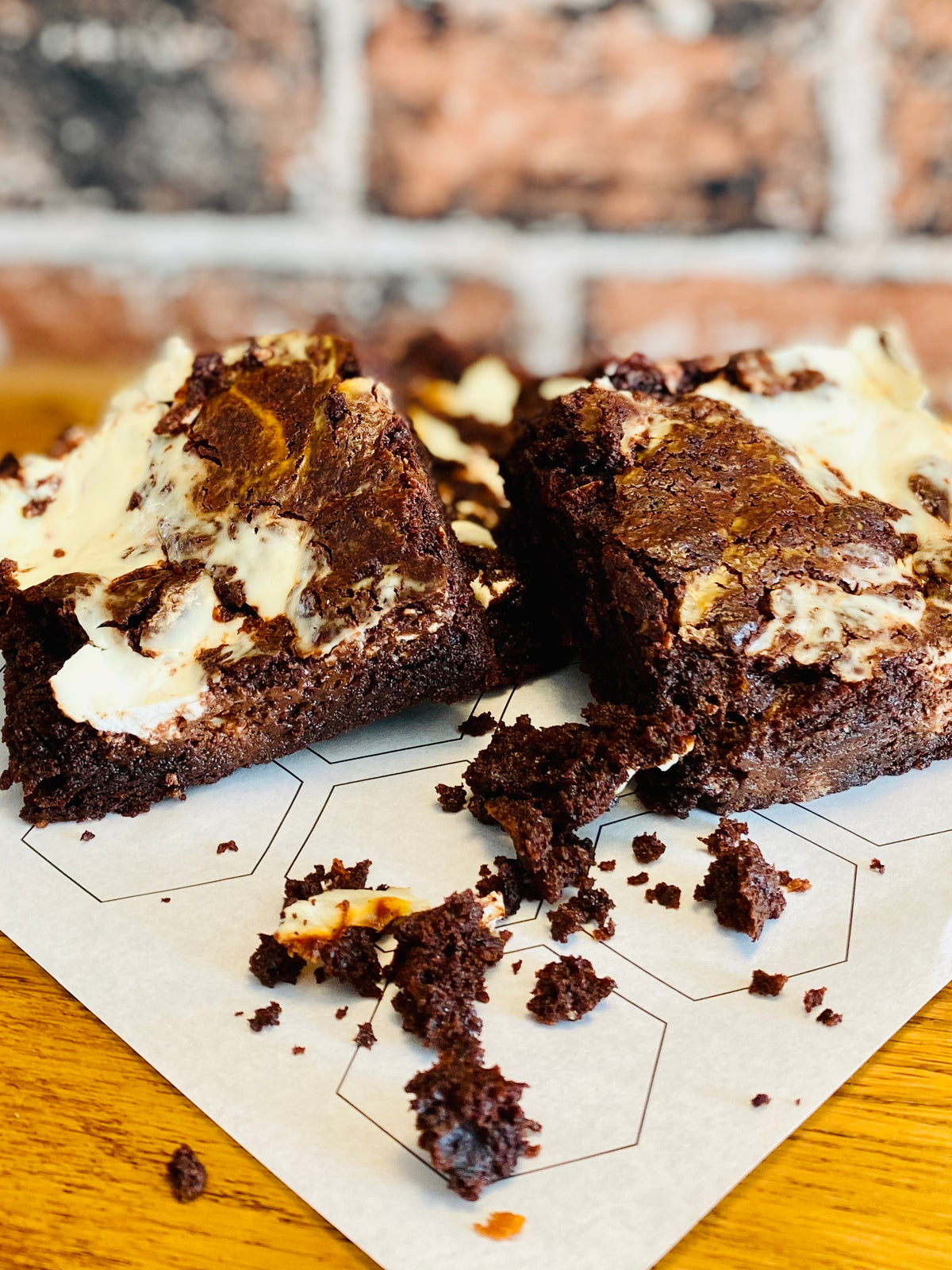 Swirled Chocolate Fudge Brownie Greek Yoghurt x8-10 portions per tray (freezer friendly)