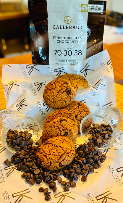 Double Dark Chocolate Chip Cookies x6 (Do Not Freeze Me) 300g