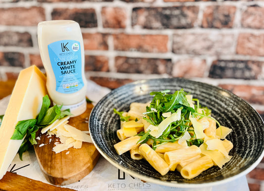 Keto Chefs Low Cream White Sauce, Plant Based & Allergen Free 350 ml